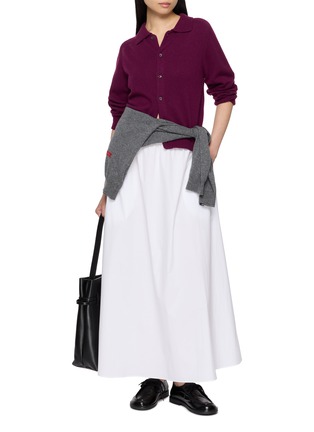 Figure View - Click To Enlarge - DUNST - Collared Unisex Knit Cardigan