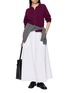 Figure View - Click To Enlarge - DUNST - Collared Unisex Knit Cardigan