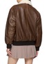 Back View - Click To Enlarge - DUNST - Detachable Collar Leather Blouson Jacket