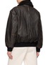 Back View - Click To Enlarge - DUNST - Detachable Collar Leather Blouson Jacket