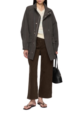 Figure View - Click To Enlarge - DUNST - 90's Wide Leg Corduroy Pants