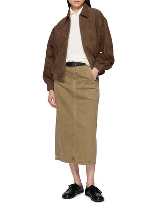 Figure View - Click To Enlarge - DUNST - Unisex Suede Blouson Jacket