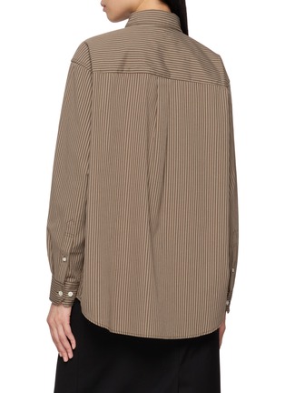 Back View - Click To Enlarge - DUNST - Striped Unisex Shirt