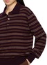  - DUNST - Collared Striped Unisex Sweater