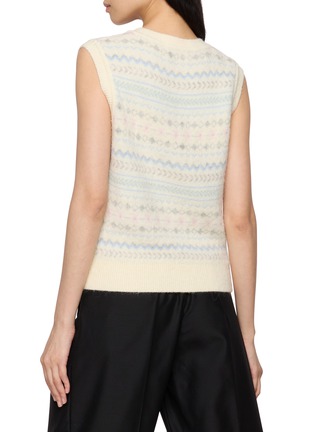 Back View - Click To Enlarge - DUNST - Unisex V-Neck Knit Vest