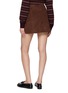 Back View - Click To Enlarge - DUNST - Suede Mini Skirt