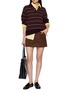 Figure View - Click To Enlarge - DUNST - Suede Mini Skirt