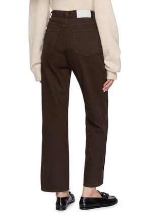 Back View - Click To Enlarge - DUNST - Essential Straight Leg Dark Wash Jeans