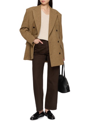 Figure View - Click To Enlarge - DUNST - Essential Straight Leg Dark Wash Jeans