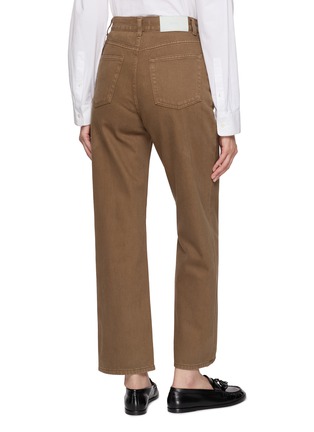 Back View - Click To Enlarge - DUNST - Essential Straight Leg Dark Wash Jeans