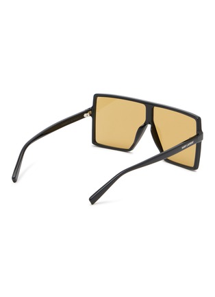 Figure View - Click To Enlarge - SAINT LAURENT - Recycled Acetate Square Sunglasses