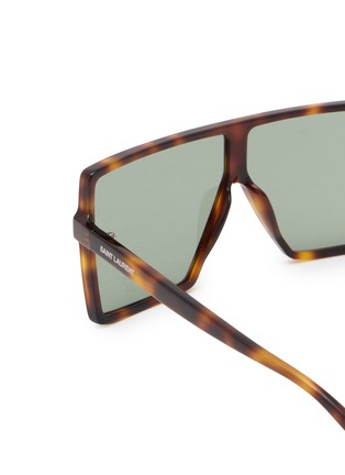 Detail View - Click To Enlarge - SAINT LAURENT - Recycled Acetate Square Sunglasses