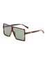 SAINT LAURENT Recycled Acetate Square Sunglasses