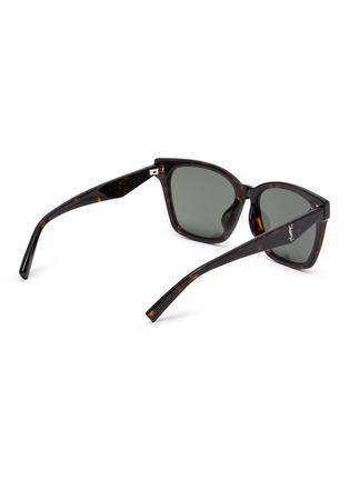 Figure View - Click To Enlarge - SAINT LAURENT - Recycled Acetate Square Sunglasses