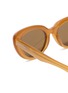Detail View - Click To Enlarge - SAINT LAURENT - Recycled Acetate Cateye Sunglasses