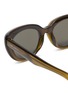 Detail View - Click To Enlarge - SAINT LAURENT - Recycled Acetate Cateye Sunglasses