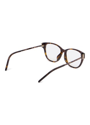 Figure View - Click To Enlarge - SAINT LAURENT - Acetate Metal Square Optical Glasses