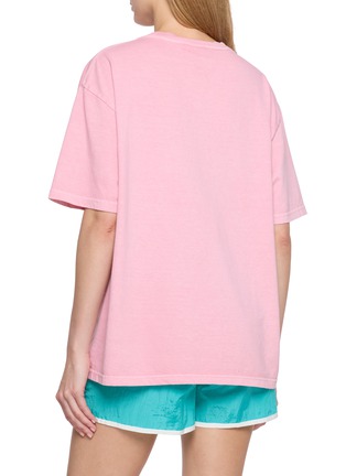 Back View - Click To Enlarge - HALFWAY NATIVE - CATPOWER Graphic Cotton T-Shirt
