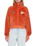 HALFWAY NATIVE Terrier Graphic Velour Jacket
