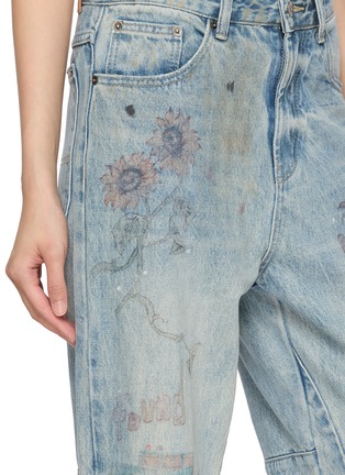  - FOUND - Hand Art Light Wash Jeans