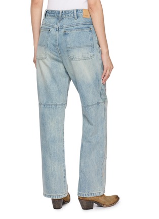Back View - Click To Enlarge - FOUND - Hand Art Light Wash Jeans