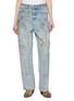 FOUND Hand Art Light Wash Jeans