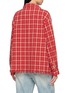 Back View - Click To Enlarge - FOUND - Raw Cut Fringe Check Camp Shirt