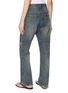 Back View - Click To Enlarge - FOUND - Monet Paint Medium Wash Jeans