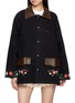 FOUND Floral Embroidered Work Jacket