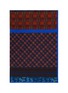 Detail View - Click To Enlarge - DRIES VAN NOTEN - Large Twin Floral Plaid Print Pareos Scarf