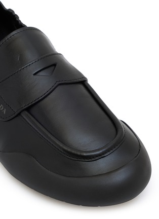 Detail View - Click To Enlarge - PRADA - Speedrock Leather Loafers