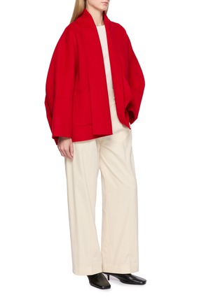 Figure View - Click To Enlarge - R2W - Toni Shawl Collar Wool Cashmere Coat