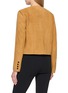 Back View - Click To Enlarge - R2W - Hannah Collarless Suede Short Jacket