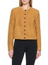 R2W Hannah Collarless Suede Short Jacket