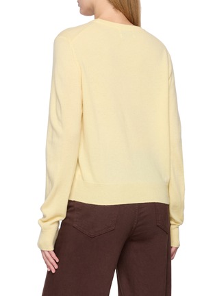 Back View - Click To Enlarge - R2W - Round Neck Cashmere Knit Sweater