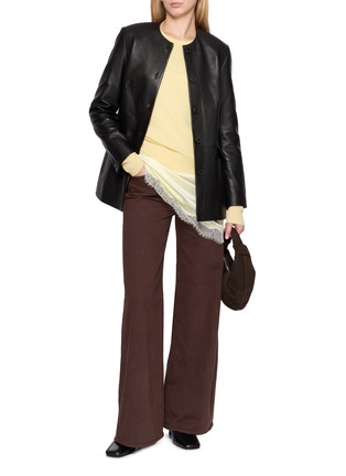 Figure View - Click To Enlarge - R2W - Round Neck Cashmere Knit Sweater