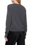 Back View - Click To Enlarge - R2W - Round Neck Cashmere Knit Sweater