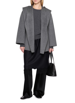 Figure View - Click To Enlarge - R2W - Round Neck Cashmere Knit Sweater