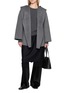 Figure View - Click To Enlarge - R2W - Round Neck Cashmere Knit Sweater