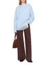Figure View - Click To Enlarge - R2W - Rasmo Round Neck Wool Cashmere Knit Sweater