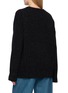 Back View - Click To Enlarge - R2W - Rasmo Round Neck Wool Cashmere Knit Sweater