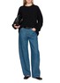 Figure View - Click To Enlarge - R2W - Rasmo Round Neck Wool Cashmere Knit Sweater