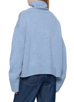 Back View - Click To Enlarge - R2W - Straight Hem Turtleneck Knit Sweater