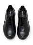Detail View - Click To Enlarge - PRADA - Brushed Leather Loafers