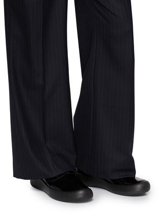 Figure View - Click To Enlarge - PRADA - Brushed Leather Loafers