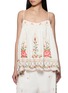 FARM RIO Flower Embroidered Sleeveless Tunic