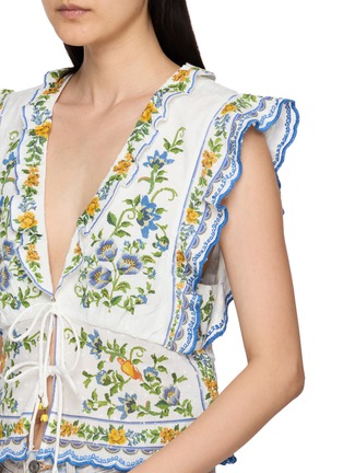  - FARM RIO - Emily Floral Tapestry Blouse