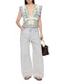 Figure View - Click To Enlarge - FARM RIO - Emily Floral Tapestry Blouse