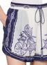  - FARM RIO - Coast Scarf Print Drawstring Waistband Shorts