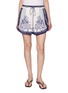 FARM RIO Coast Scarf Print Drawstring Waistband Shorts